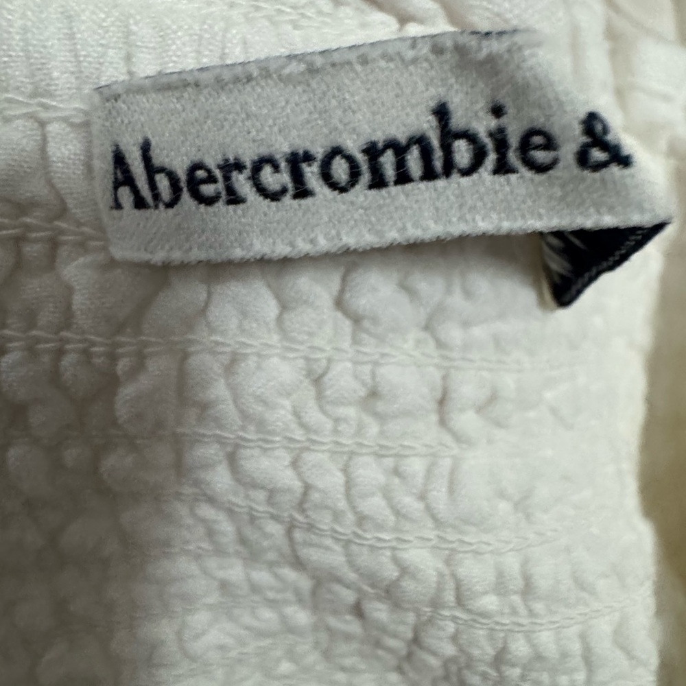 Abercrombie & Fitch White Midi Dress - Picture 3 of 5